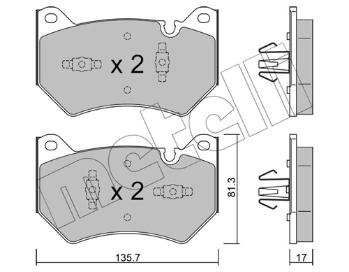 METELLI Fékbetét, mind 22-1170-1_MET