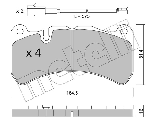 METELLI Fékbetét, mind 22-1201-1_MET