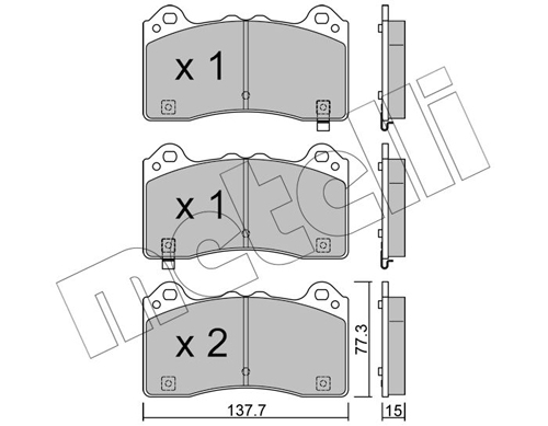 METELLI Fékbetét, mind 22-1220-0_MET