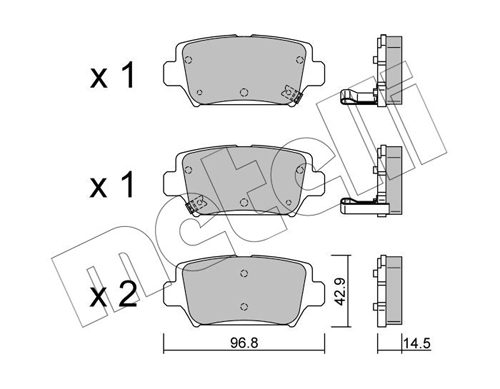 METELLI Fékbetét, mind 22-1240-0_MET