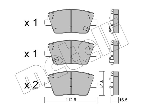 METELLI Fékbetét, mind 22-1242-0_MET