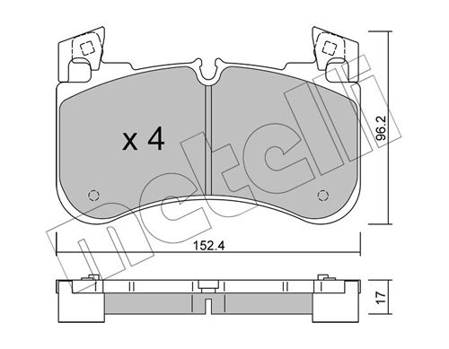 METELLI Fékbetét, mind 22-1251-0_MET