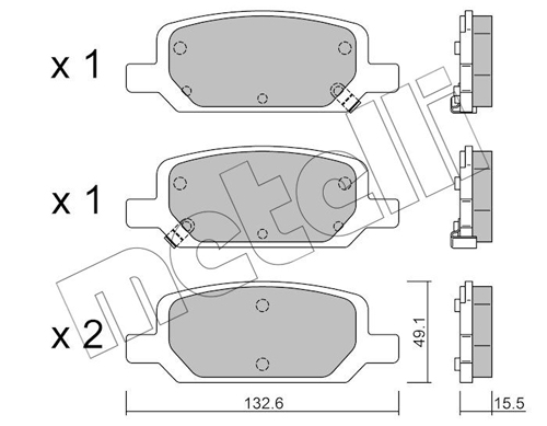 METELLI Fékbetét, mind 22-1278-0_MET