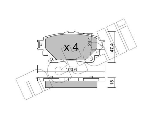 METELLI Fékbetét, mind 22-1290-0_MET