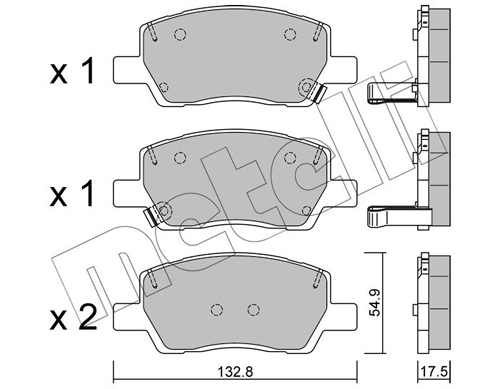 METELLI Fékbetét, mind 22-1296-0_MET