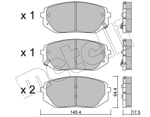 METELLI Fékbetét, mind 22-1300-0_MET