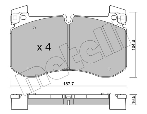 METELLI Fékbetét, mind 22-1308-0_MET