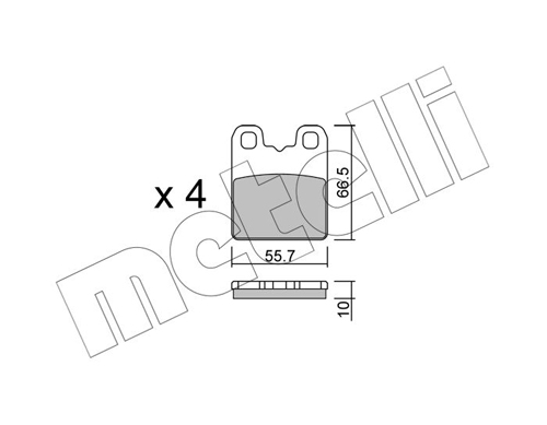 METELLI Fékbetét, mind 22-1326-0_MET