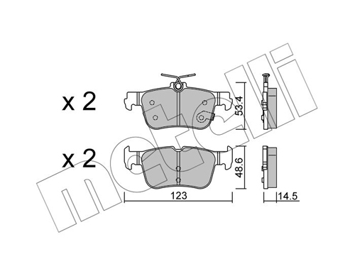 METELLI Fékbetét, mind 22-1332-0_MET