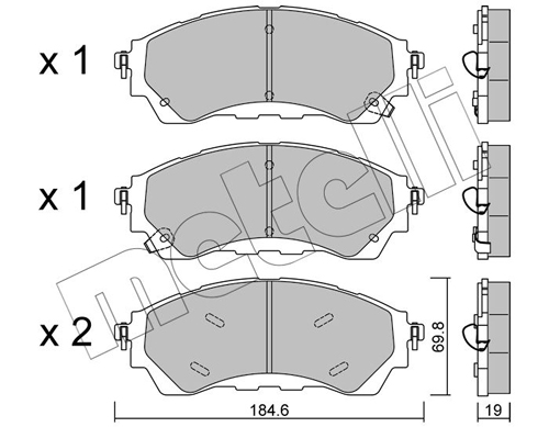 METELLI Fékbetét, mind 22-1343-0_MET