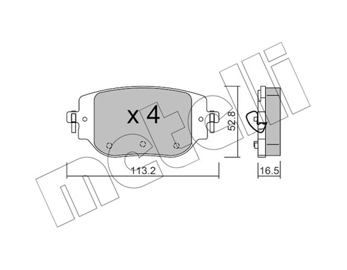 METELLI Fékbetét, mind 22-1346-0_MET