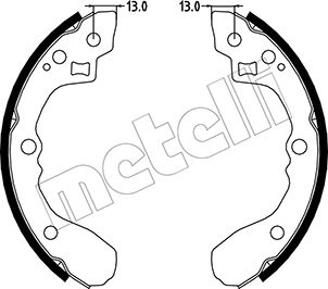 METELLI Fékpofa 53-0220_MET