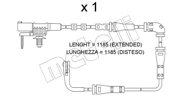 METELLI Fékkopás jelző SU.353_MET