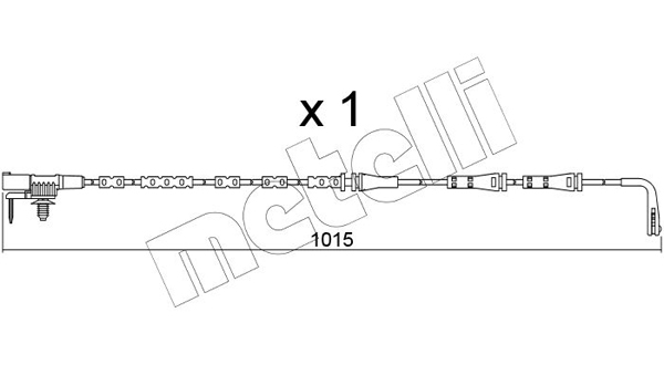 METELLI Fékkopás jelző SU.357_MET