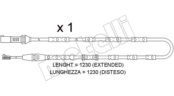 METELLI Fékkopás jelző SU.371_MET