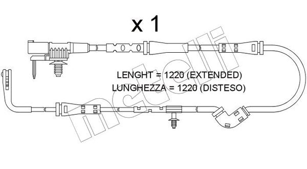 METELLI Fékkopás jelző SU.386_MET