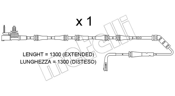 METELLI Fékkopás jelző SU.400_MET
