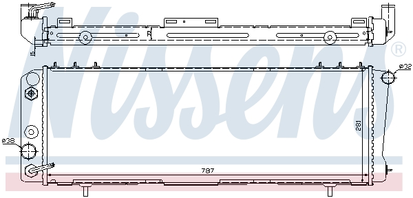 NISSENS Vízhűtő 60986_NIS