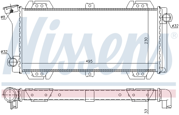 NISSENS Vízhűtő 62092_NIS