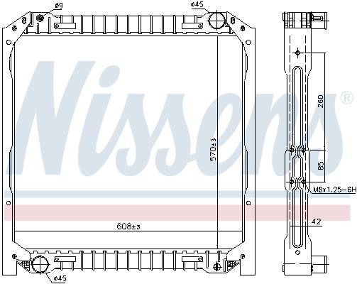 NISSENS Vízhűtő 62344_NIS