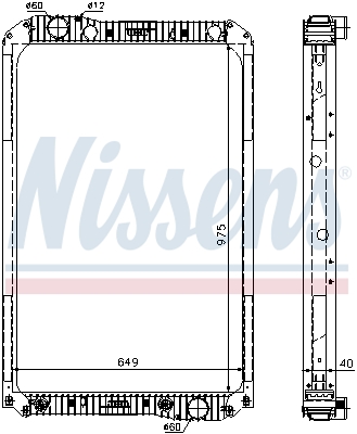 NISSENS Vízhűtő 62571A_NIS