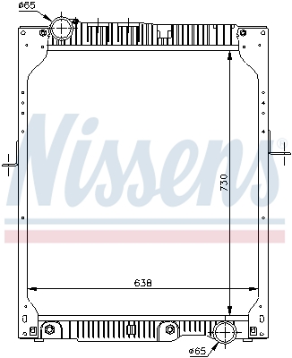 NISSENS Vízhűtő 62643A_NIS