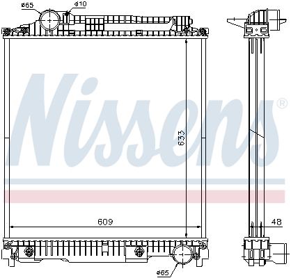 NISSENS Vízhűtő 626470_NIS