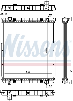 NISSENS Vízhűtő 63332_NIS