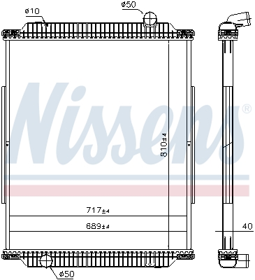 NISSENS Vízhűtő 637890_NIS