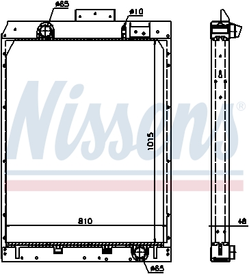 NISSENS Vízhűtő 67165_NIS