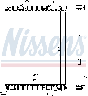 NISSENS Vízhűtő 671690_NIS