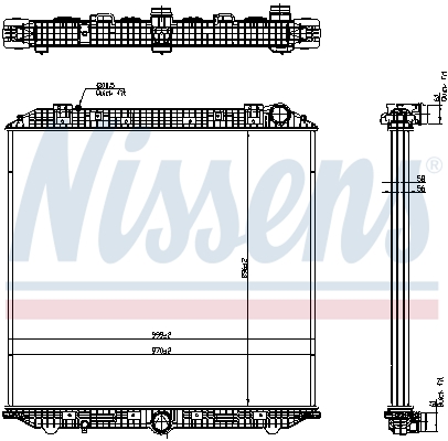 NISSENS Vízhűtő 671750_NIS