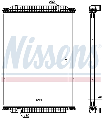 NISSENS Vízhűtő 671950_NIS