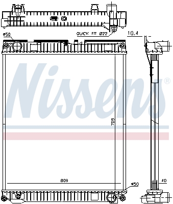 NISSENS Vízhűtő 67227_NIS