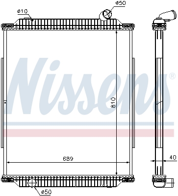 NISSENS Vízhűtő 672450_NIS