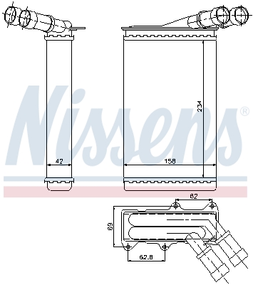 NISSENS Fűtőradiátor 71146_NIS