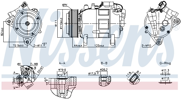 NISSENS Klímakompresszor 891148_NIS