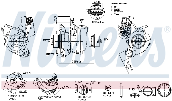 NISSENS Turbófeltöltő 93564_NIS