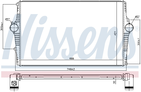 NISSENS Töltőlevegő hűtő 969002_NIS