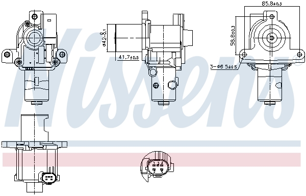 NISSENS EGR szelep 98183_NIS