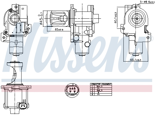 NISSENS EGR szelep 98216_NIS