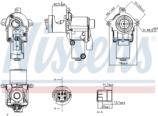 NISSENS EGR szelep 98217_NIS