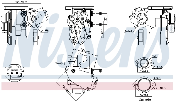 NISSENS EGR szelep 98236_NIS