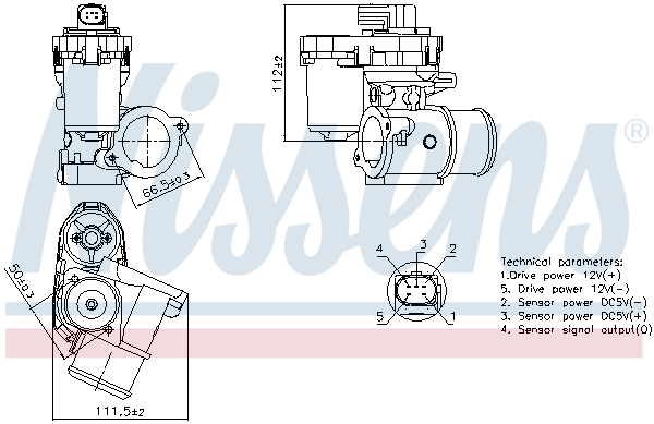 NISSENS EGR szelep 98347_NIS