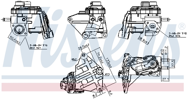 NISSENS EGR szelep 98348_NIS