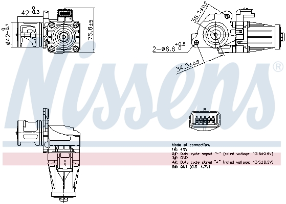 NISSENS EGR szelep 98376_NIS