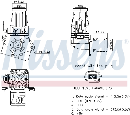 NISSENS EGR szelep 98377_NIS