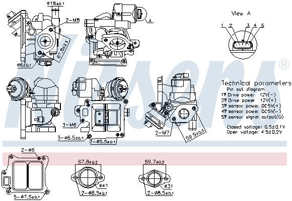 NISSENS EGR szelep 98383_NIS