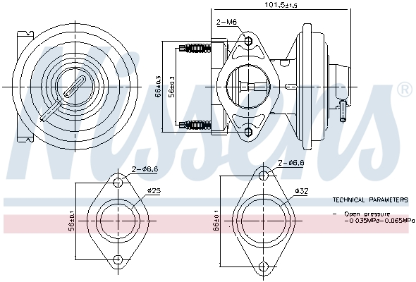 NISSENS EGR szelep 98444_NIS