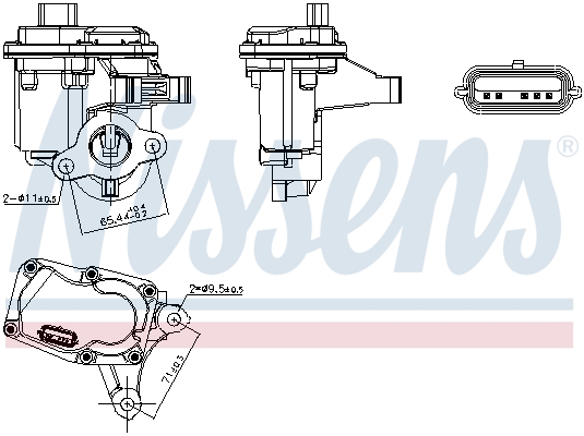 NISSENS EGR szelep 98446_NIS